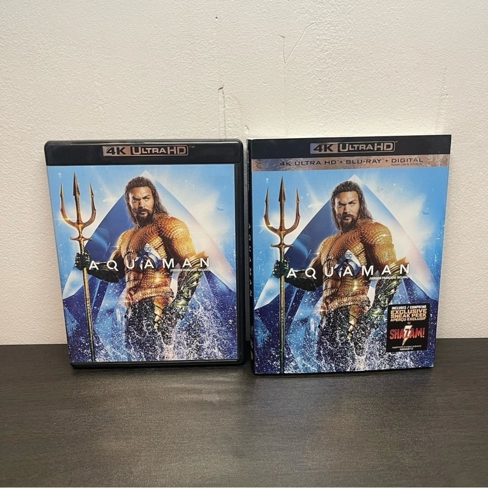 Aquaman (**4K UHD ONLY NO BLU RAY**) Jason Mamoa (2018)